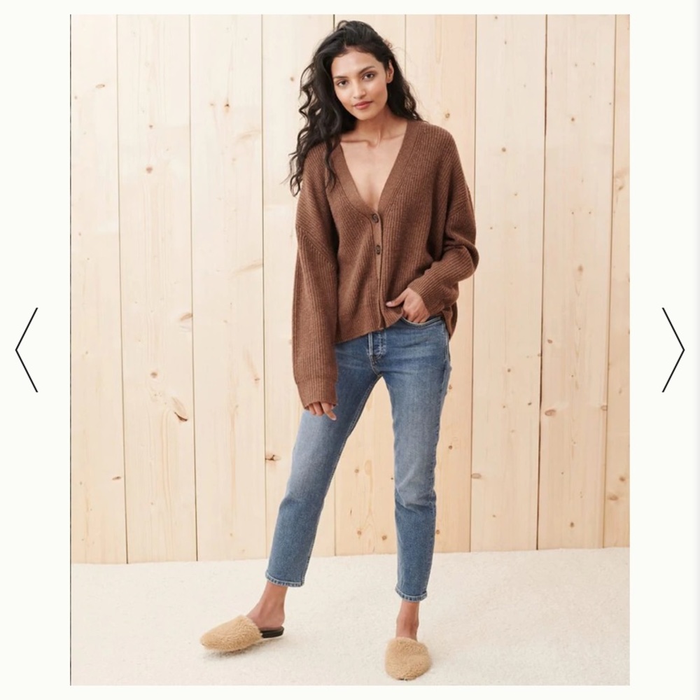 Jenni Kayne cropped cocoon sweater xs